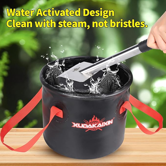 Upgraded Grill Brush Bristle Free, Water-Activated steam Effectively Cleans The - Image 3