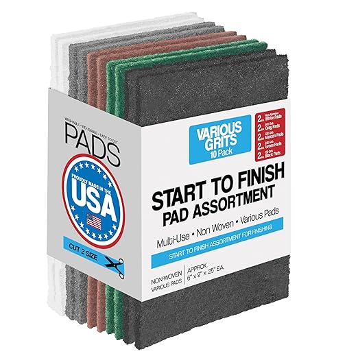 6" x 9" Non-Woven Surf Prep Sanding Pads by PeachtreeWoodworkingSupply