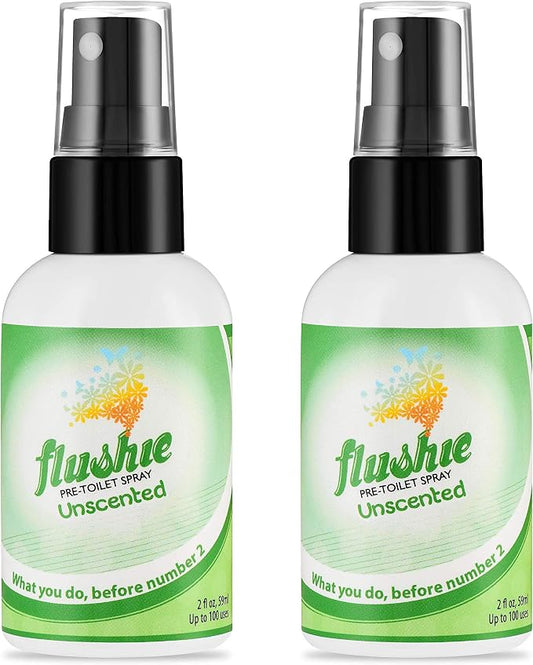 Flushie Pre-Toilet Sprays for Poop Travel Size Toiletries Bathroom Spray for by FlushiePre-ToiletSpray