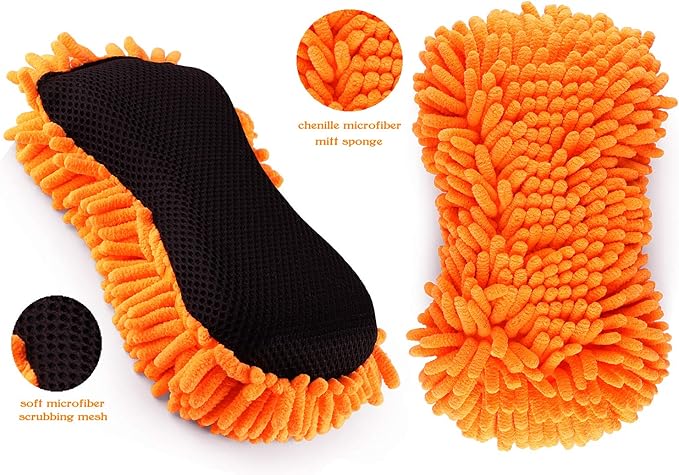 SCRUBIT Microfiber Car Wash Sponge - Image 2