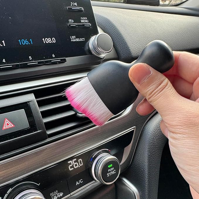 Car Detailing Brush, Soft Bristle Cleaning Brush, Scratch-Free Auto Duster Tool - Image 9