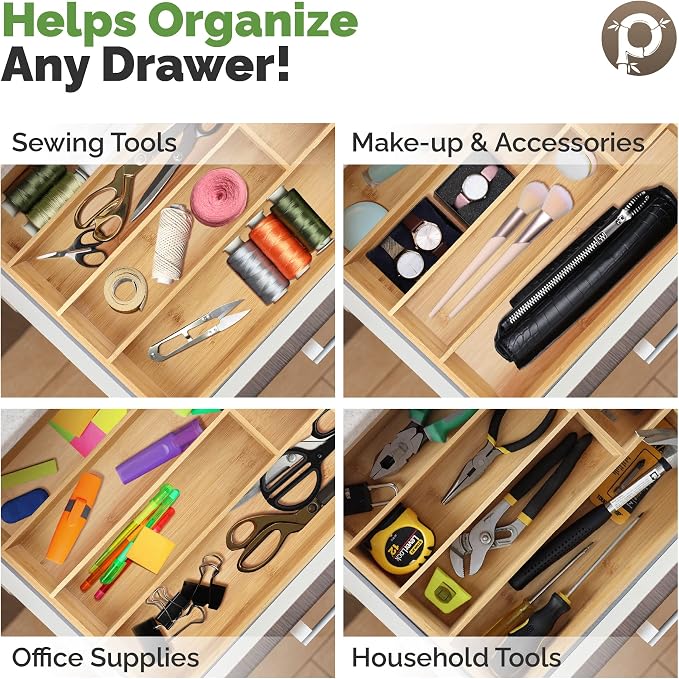 silverware tray organizer– Flatware Utensil Cutlery Silverware Holder - Image 6
