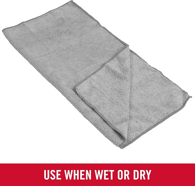 Rubbermaid All Purpose Microfiber Cleaning Cloth Towels, 50 Pack, Non-Scratch - Image 4
