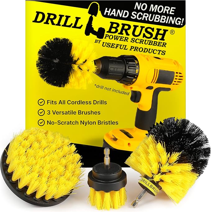 Drillbrush Drill Brush Attachment Set by Drillbrush