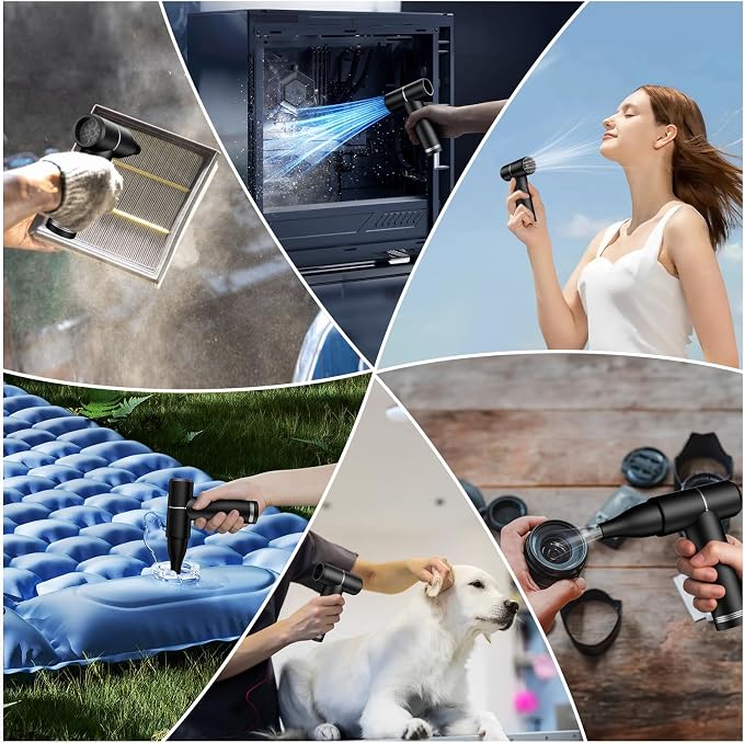 HAGOOGI Compressed Air Duster, 4 Speeds Electric Air Duster - Image 6