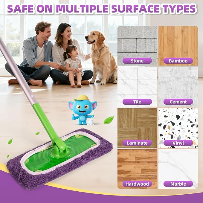 8 Pack Reusable Mop Pads Compatible - Image 5