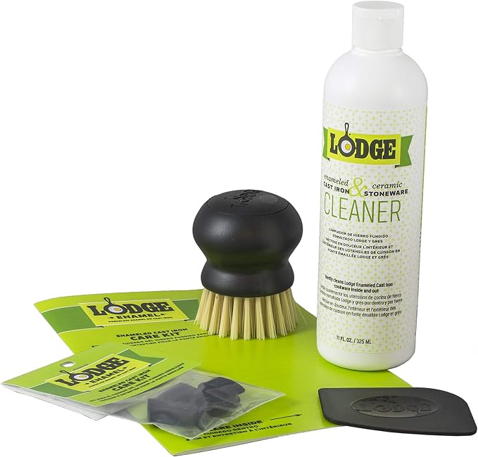 Lodge A-CAREE1 Enameled Cast Iron and Stoneware Care Kit, One Size - Image 3