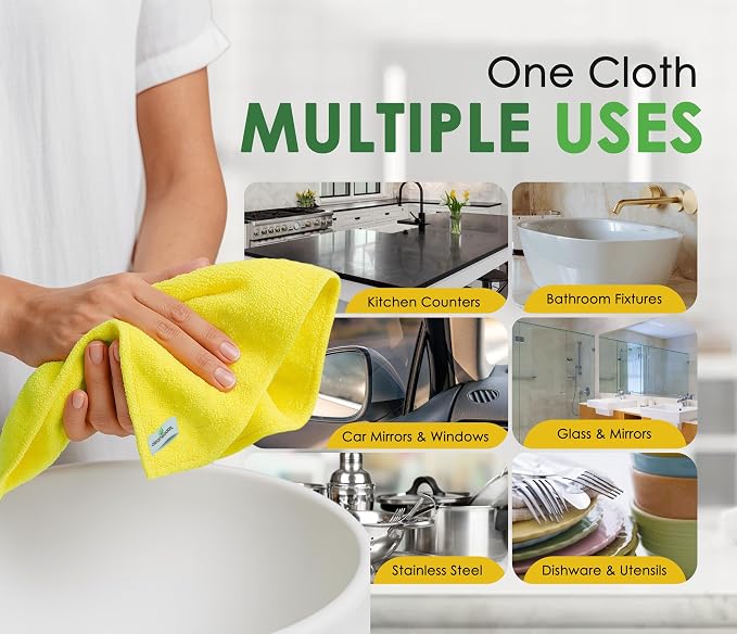 Microfiber Cleaning Cloths 16"x16" - Image 4