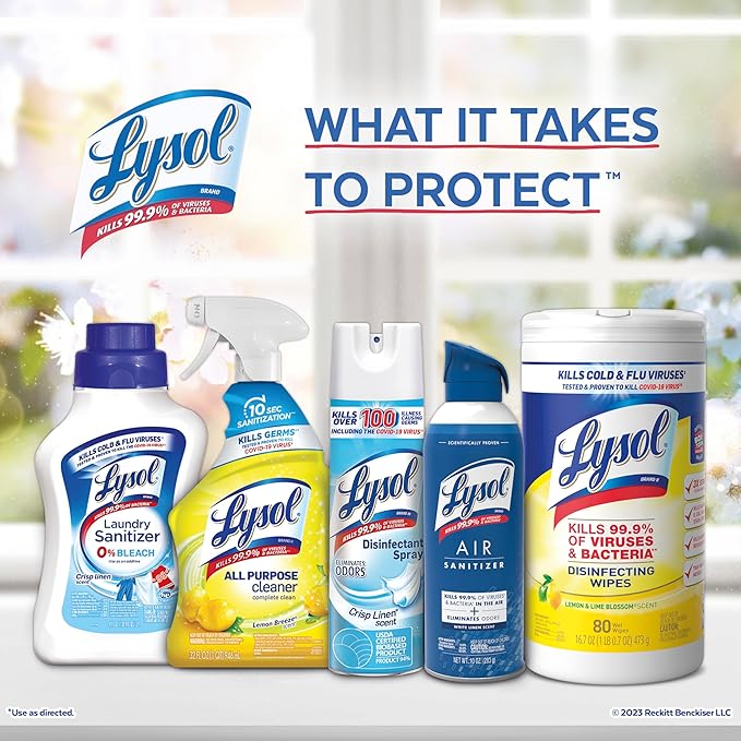 LYSOL Bathroom Cleaner Spray, Foaming Cleaner - Image 6