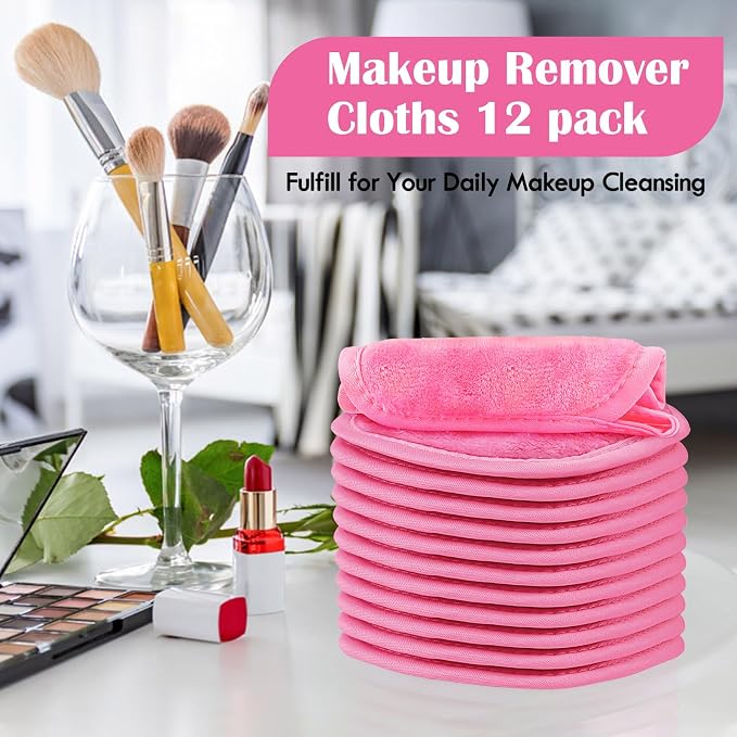 Orighty Makeup Remover Cloths 12 Pack, Makeup Removal Face Cleansing Cloth - Image 6