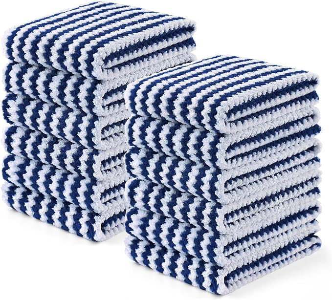 Homaxy Kitchen Towels, Ultra Soft and Absorbent Dish Towels, Reusable Fast by Homaxy