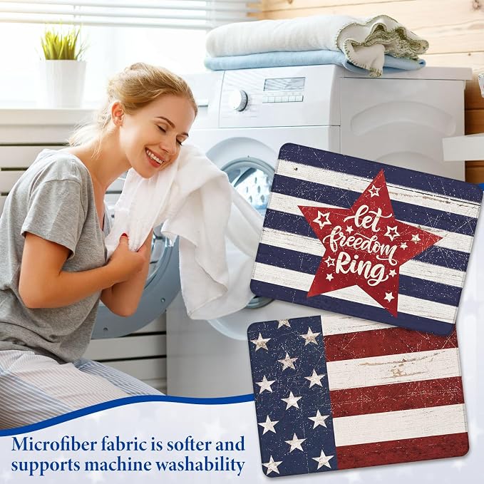 2 Pcs Memorial Day Dish Drying Mat - Image 7