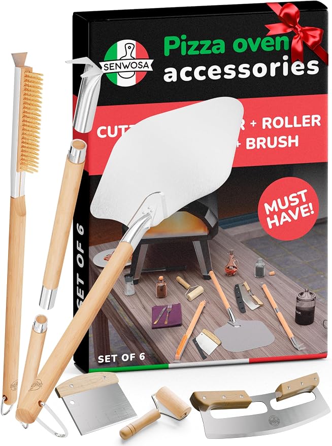 Premium Pizza Oven Accessories Kit by Senwosa
