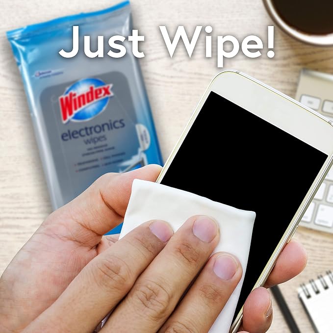Windex Electronic Cleaning Wipes, Pre-Moistened Screen Wipes - Image 5