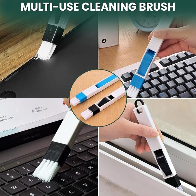 14 Pcs Crevice Cleaning Brush Set – Hard Bristle Cleaning Tools - Image 4