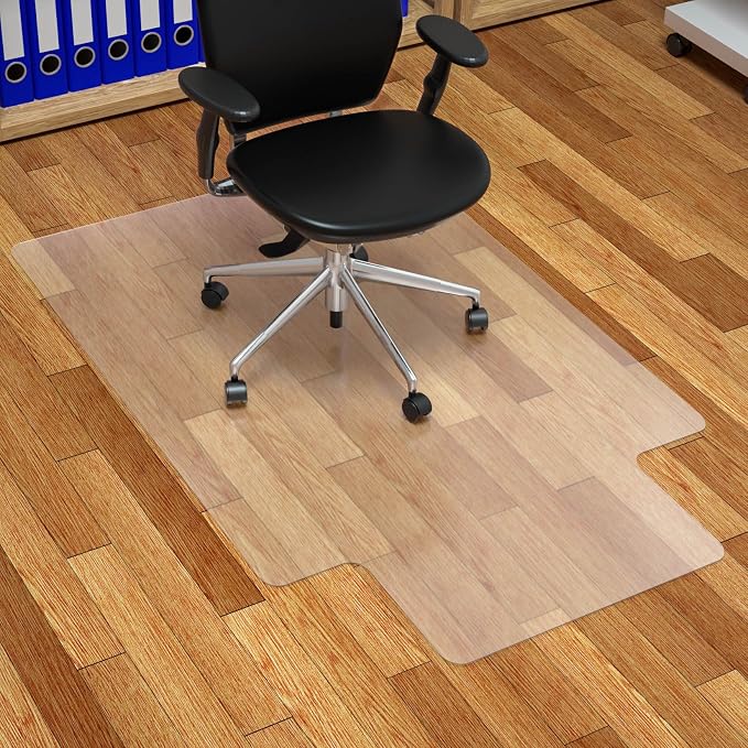 FuturHydro Chair Mat for Hardwood Floor, Easy Glide, Transparent Mats for Office by FuturHydro