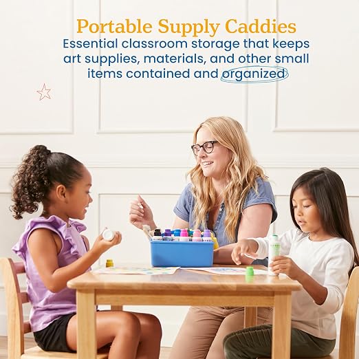 ECR4Kids 3-Compartment Storage Caddy, Storage Organizer, Contemporary - Image 3