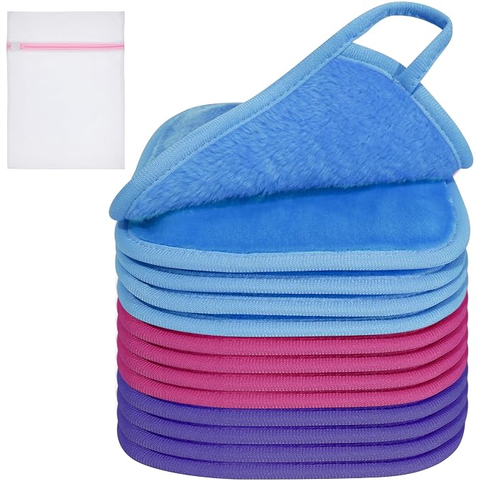 KODAMO Makeup Remover Cloth, 6 inch x 6 inch Reusable Makeup Remover Pads by KODAMO