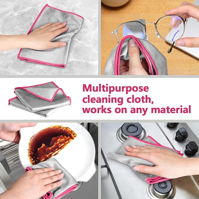 Airlab Glass Polishing Cloth Streak Free Miracle Microfiber Cleaning Cloth Lint - Image 6