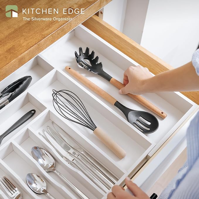 KitchenEdge Premium Silverware, Flatware and Utensil Organizer - Image 2