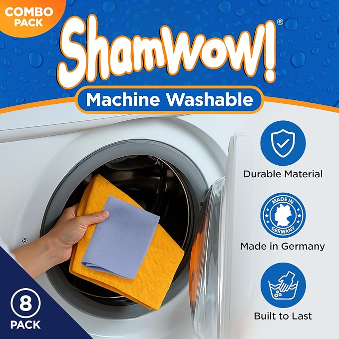 ShamWow Original Super Absorbent Multi-Purpose Cleaning Shammy Chamois Towel - Image 5