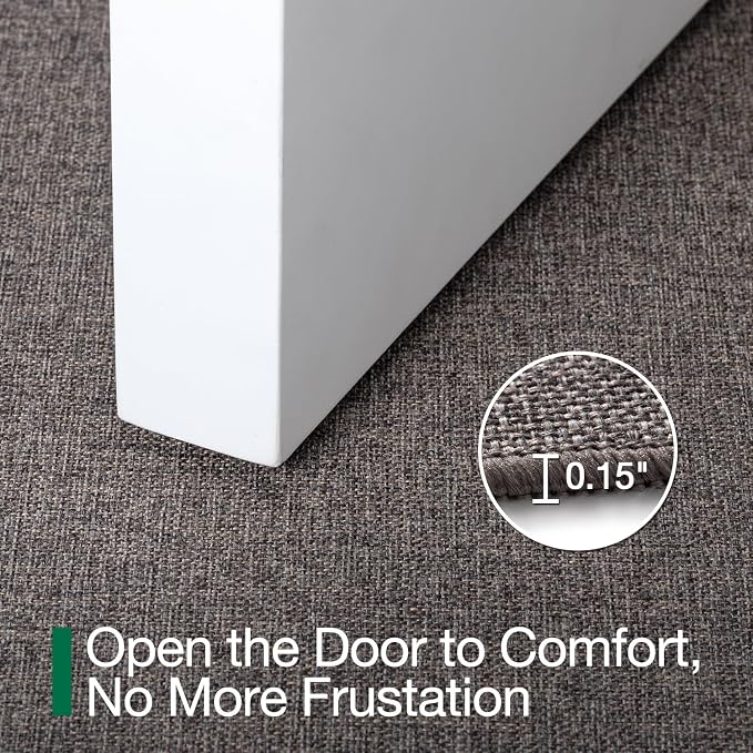 LUMI Large Indoor Door Mat, Easy Clean Low Profile Ultra Thin Entryway - Image 3
