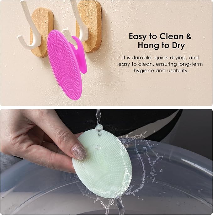 4 Pack INNERNEED Silicone Face Scrubber - Image 8