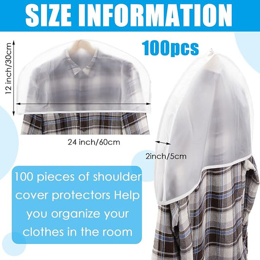 Patelai 100 Pcs 2" Gusseted Shoulder Covers - Image 2