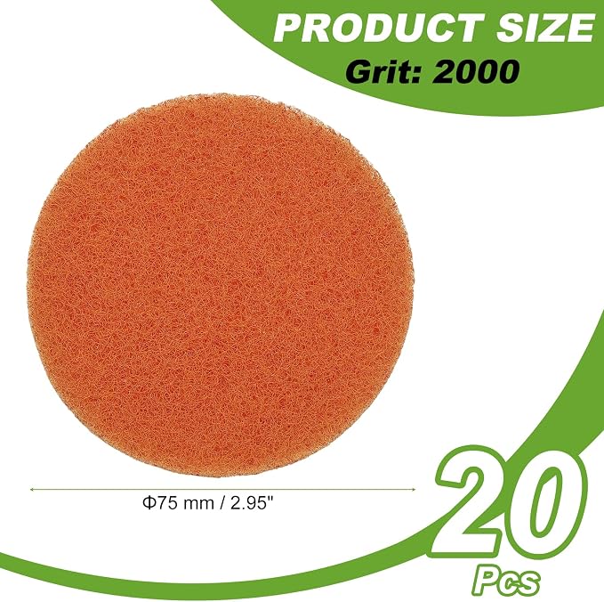 Power Scrub Pads, Scrubbing Pads 2000 Grits Scouring Discs - Image 2