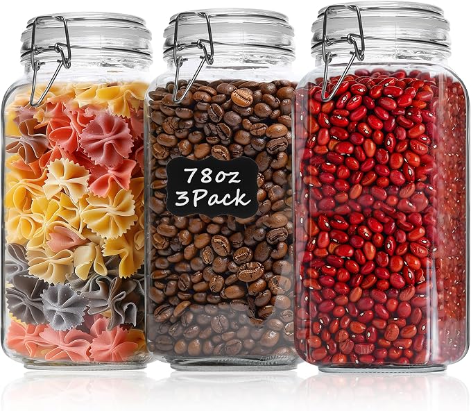 ComSaf Airtight Glass Jars by ComSaf