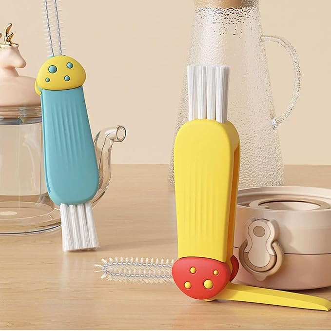 3 in 1 Cup Lid Gap Cleaning Brush Multifunctional Bottle Cleaning Brush - Image 6