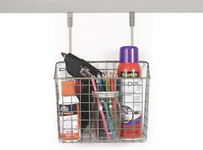 Spectrum Grid Over The Cabinet Wire Storage Basket Large - Image 4