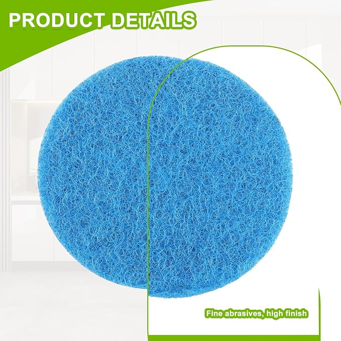16pcs Microfibre Pads Power Scrubber Pads Set Electric Scrubber Replacement - Image 3