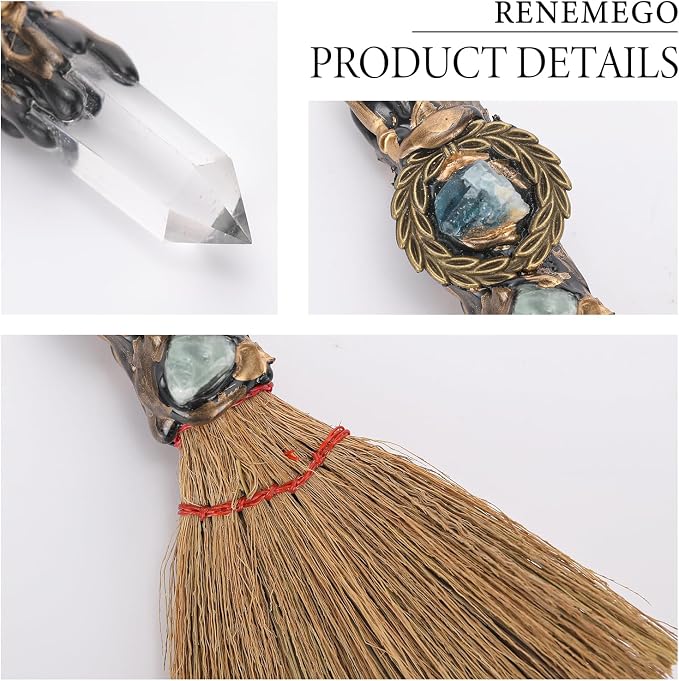 Witch Crystal Altar Broom - Image 5