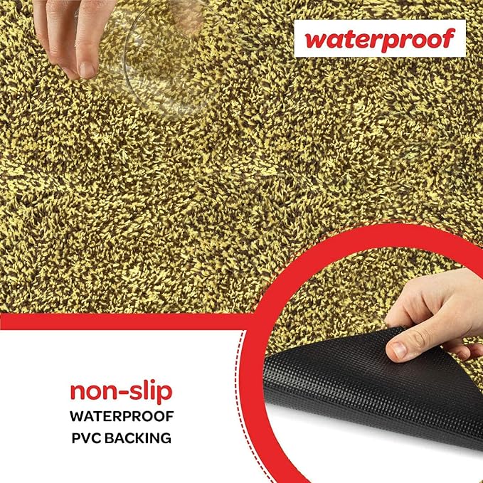 Premium Microfiber Indoor Door Mat – 24"x36" Washable Entry Mat, Waterproof - Image 3