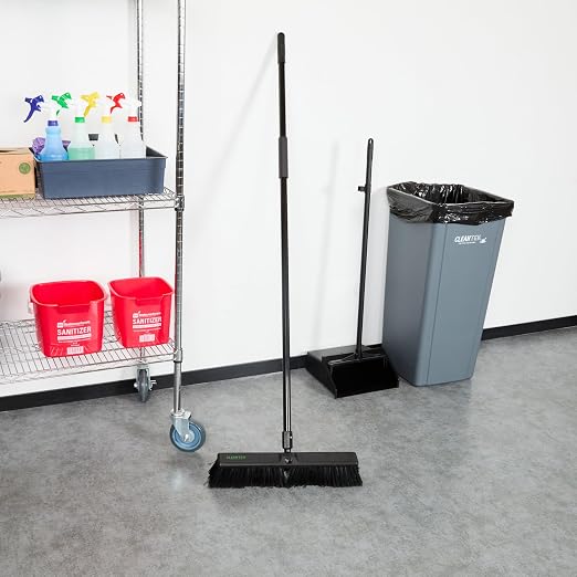 Restaurantware-Clean Tek Professional 17.13 Inch Push Broom, 1 Heavy-Duty Broom - Image 7