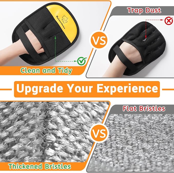 Pet Hair Removal Glove，2026 Newly Upgraded Reusable Magic Brush Pet Hair - Image 5