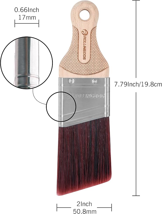 ROLLINGDOG 2 Inch Trim Brush - Image 7