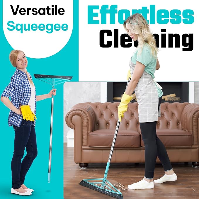 Magic Broom Squeegee Dog Pet Hair Remover, Height Adjustment - Image 3
