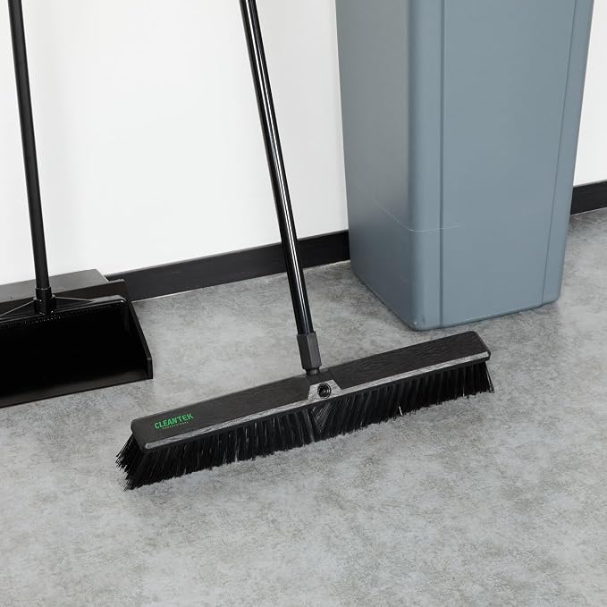 Restaurantware-BROOM HEAD ONLY: Clean Tek Professional 23.62-Inch Push Broom - Image 3