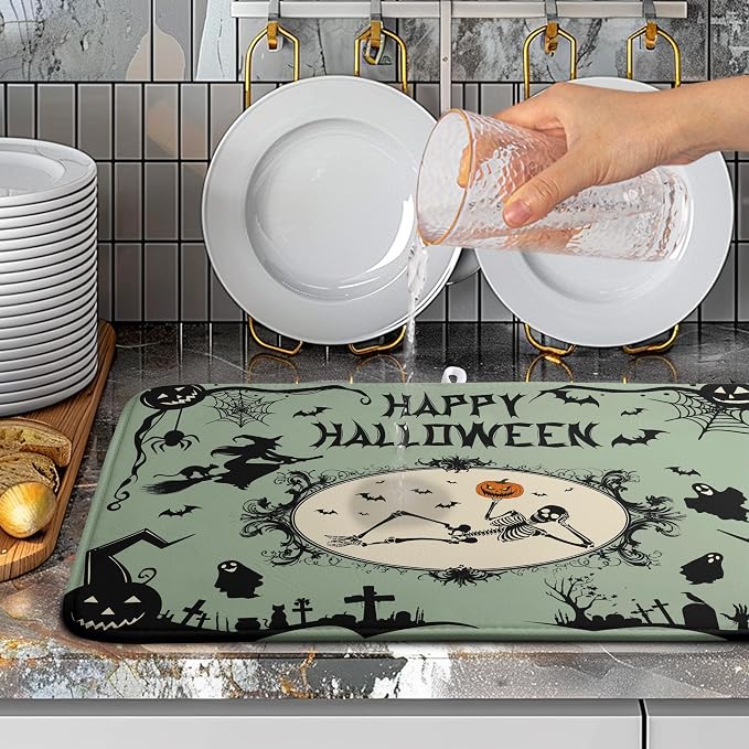 Happy Halloween Dish Drying Mat - Image 5