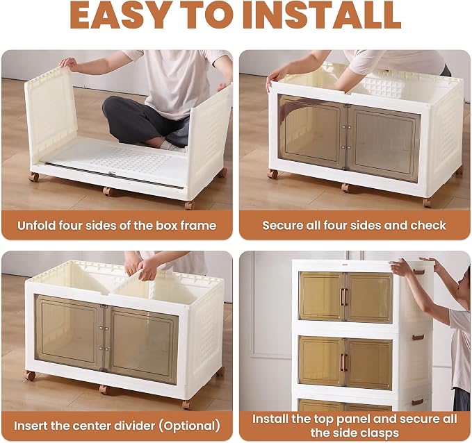 752QT/188Gal 4 Layers Stackable Storage Bins - Image 6