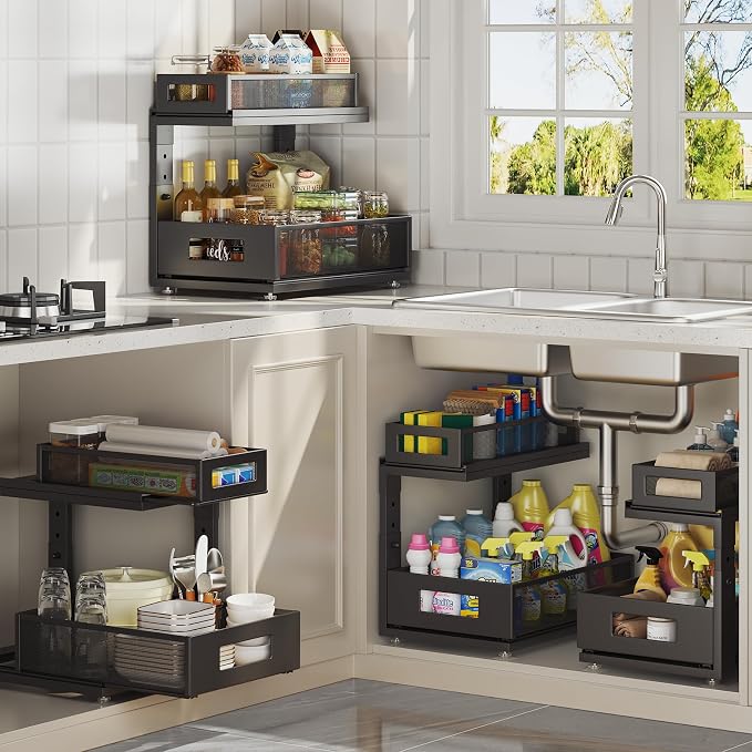 1 Pack 15.74IN-Depth Under Sink Organizer - Image 8