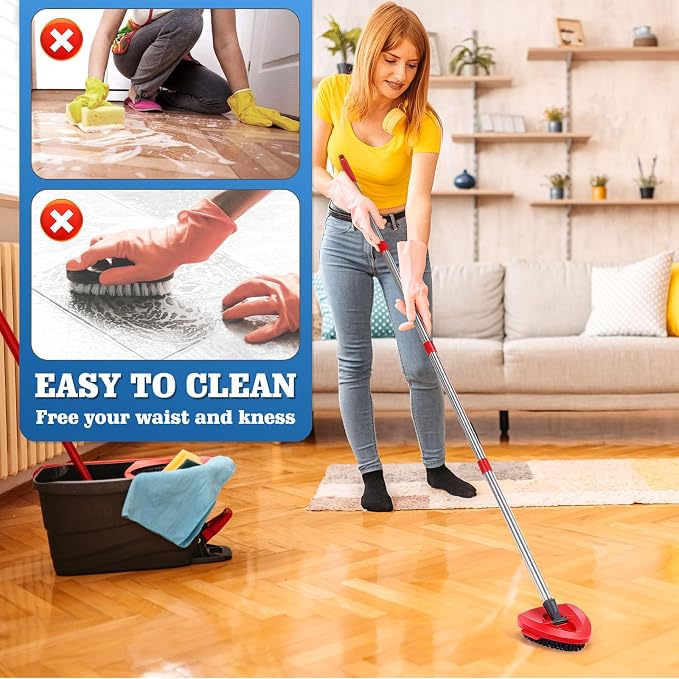 4 Pack Spin Mop Replacements Head Compatible - Image 3