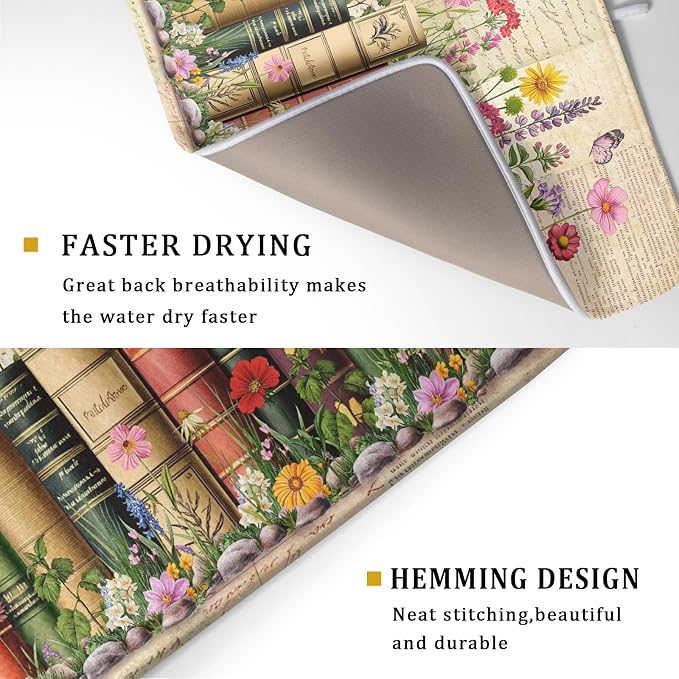 Vintage Books Dish Drying Mat - Image 3