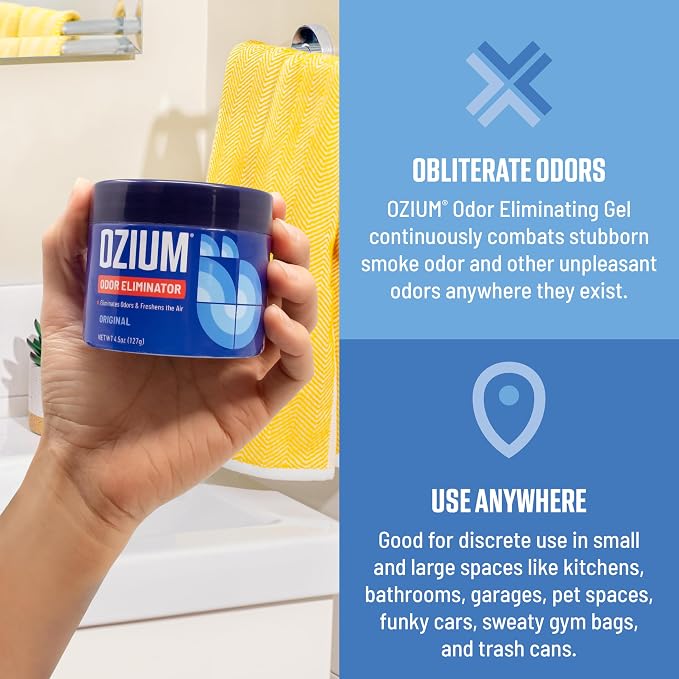 Ozium 8 Oz. Odor Eliminating Gel 6 Pack - Image 3