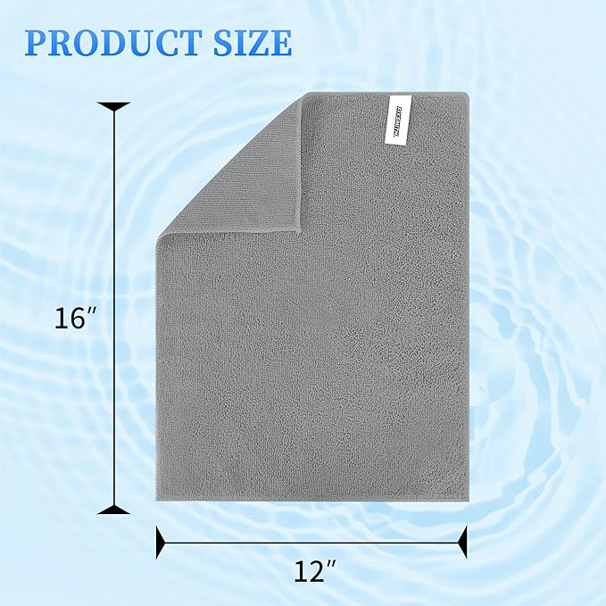FIXSMITH Shop Towels-400 Pack, 12 x 16 in Microfiber Cleaning Cloth, Highly - Image 8