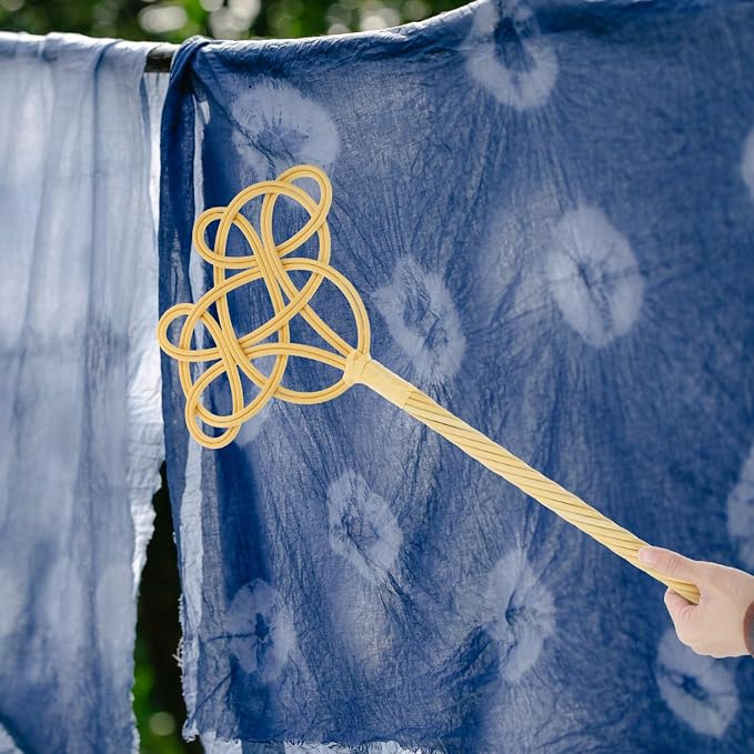 Carpet and Rug, Rattan Rug Pillow Dust Long Handle Paddle Comforter Manual Dust - Image 4