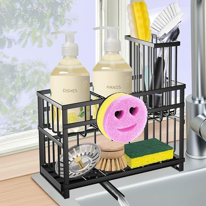 Sponge Holder for Kitchen Sink & Sink Caddy by Spaclear