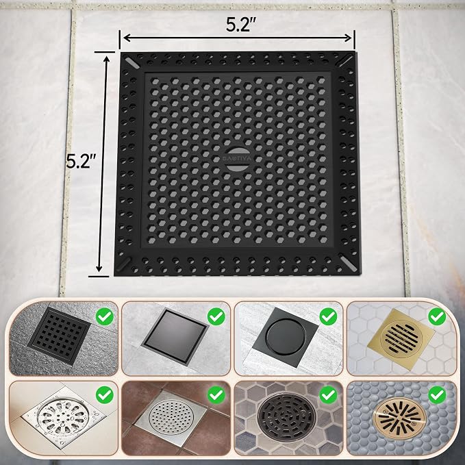 Not Moving Shower Drain Hair Catcher, Effective Hair Catcher Shower Drain - Image 6